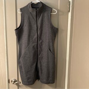 Title Nine Heathered Gray Mock Neck BodyCon Dress